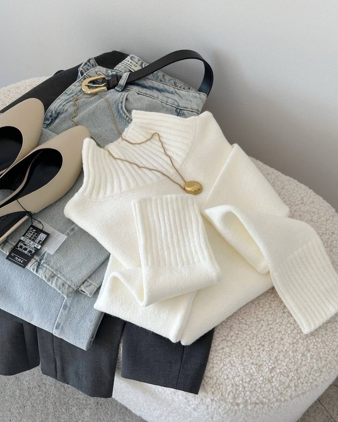 свитер с высоким воротом,оверсайз свитер,свитер кашемир,свободный свитер,свитер с воротником