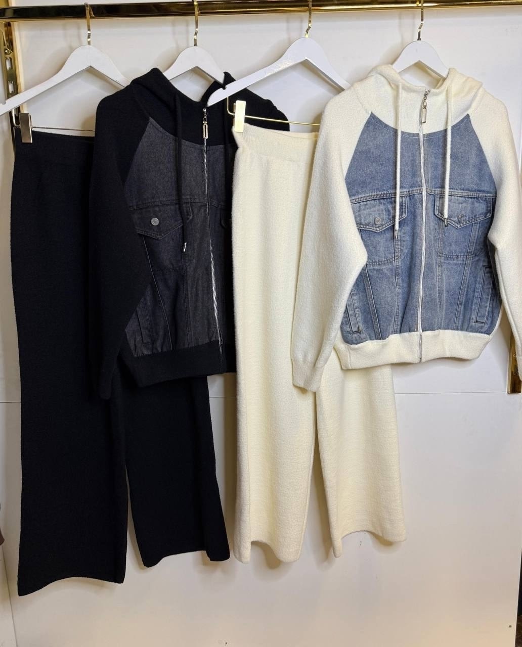 костюм повседневный,джинсовый кардиган,джинсовая куртка,костюмы двойки,толстовка в стиле