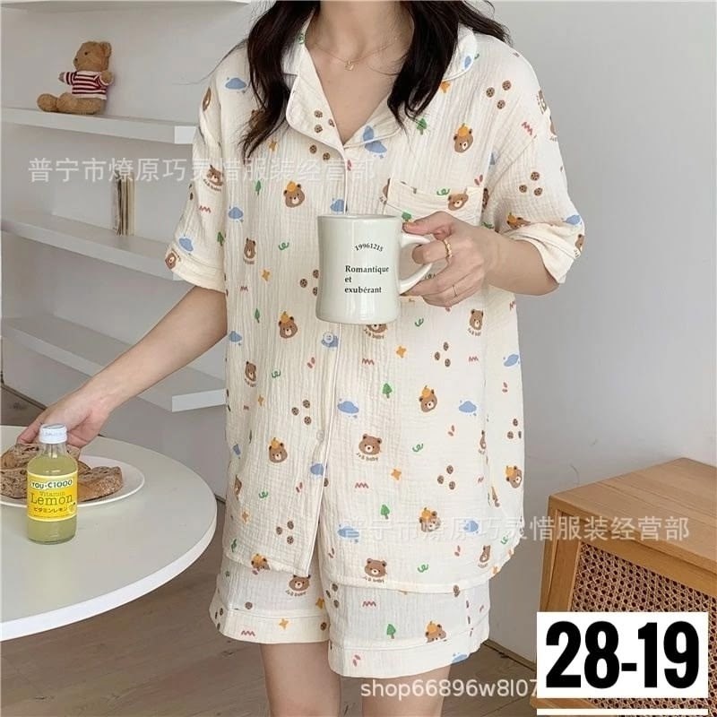 корейская пижама,пижама одежда для сна,пижама женская,пижама для женщин,пижама комплект