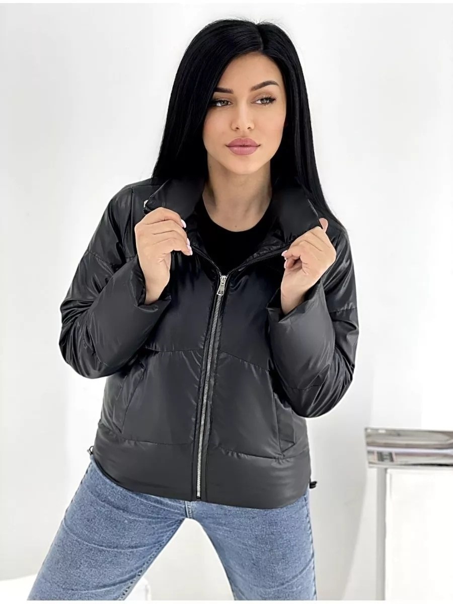 женская куртка из экокожи,куртка из экокожи,куртка женская демисезонная из экокожи,утепленная куртка из экокожи женская,куртка из экокожи короткая
