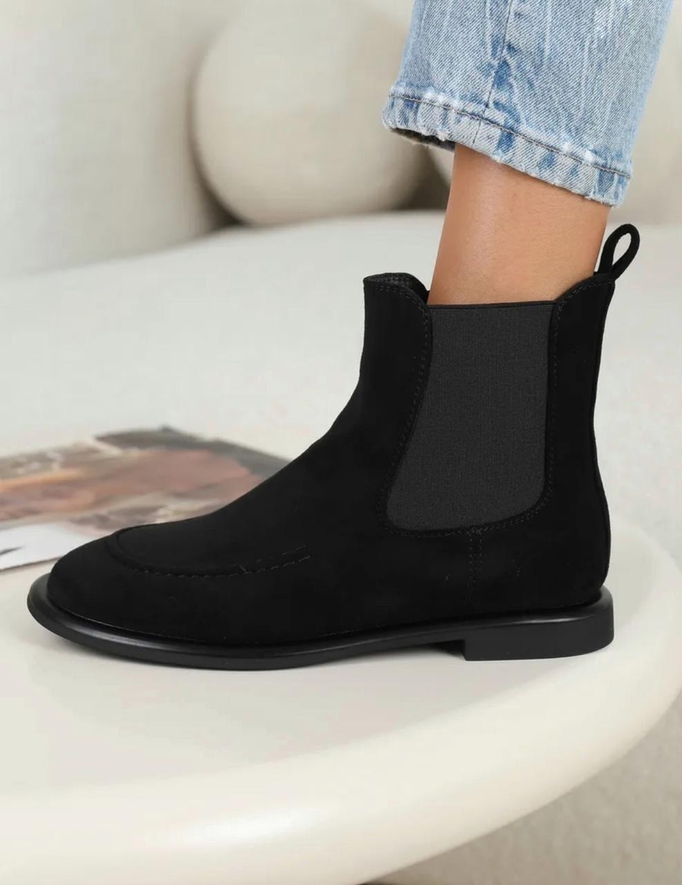 ,замшевые ботинки челси,замшевые ботинки,ботинки женские челси,ботинки челси