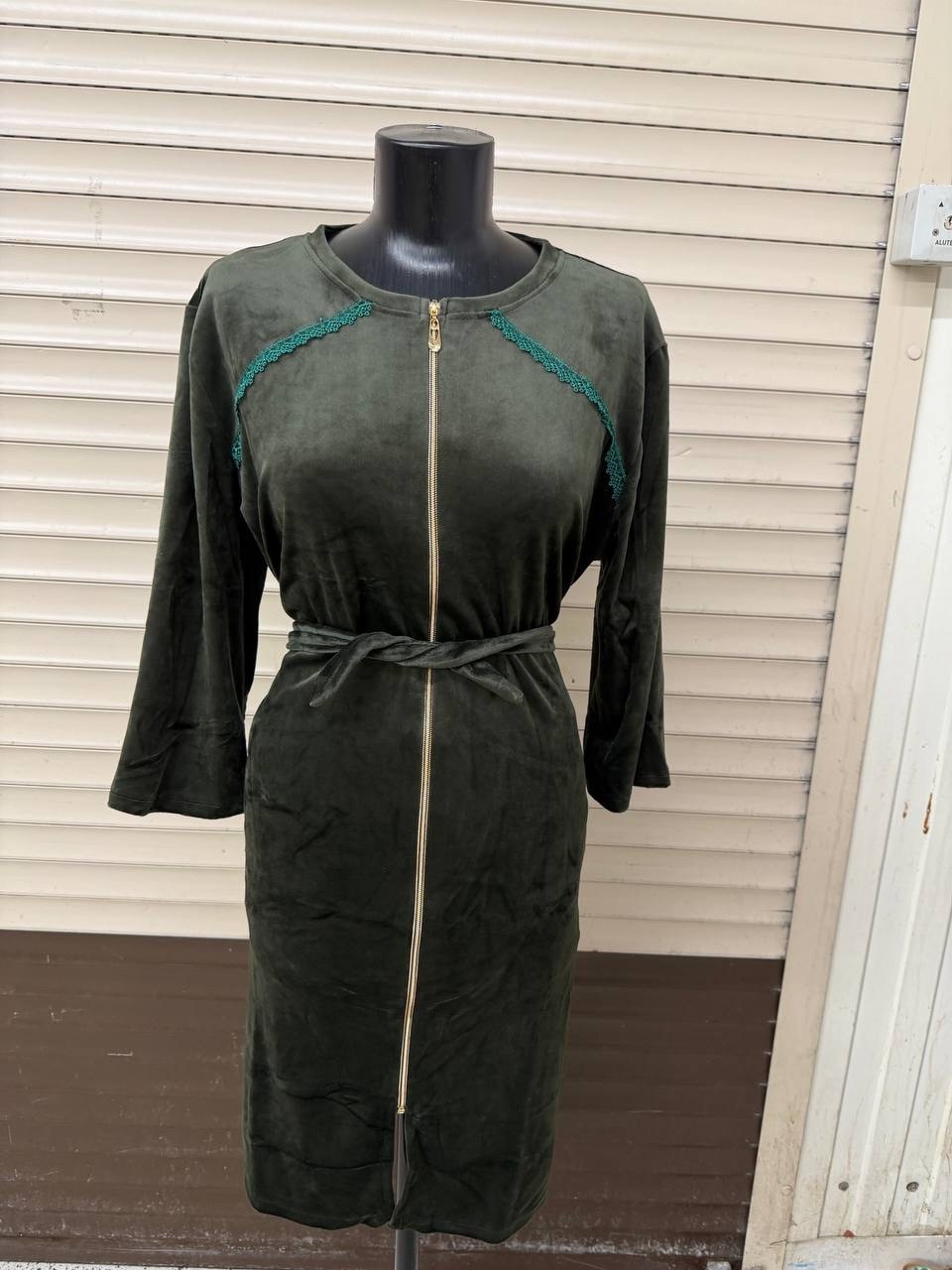 халат велюровый женский на молнии,женский велюровый халат,велюровый халат,халат велюр,халат женский