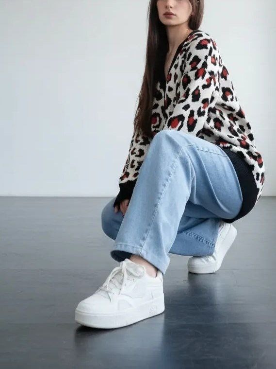 кардиган с леопардовым принтом,женский вязаный кардиган с леопардовым принтом,свитер с леопардовым принтом,кардиган кофта,кофта женская