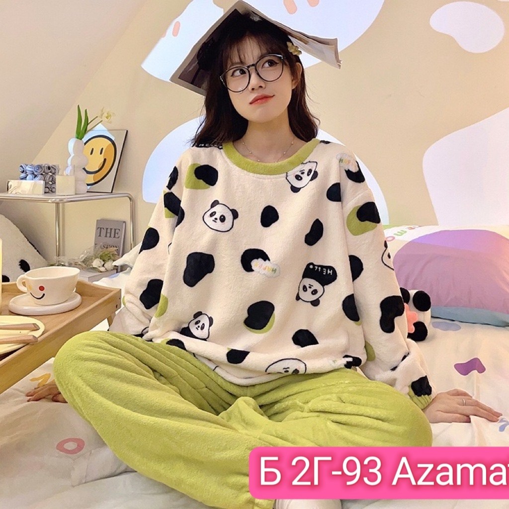 плюшевая пижама,теплая пижама костюм домашний,плюшевая пижама женская,пижама комплект,милая пижама sanrios кораллового флиса куроми