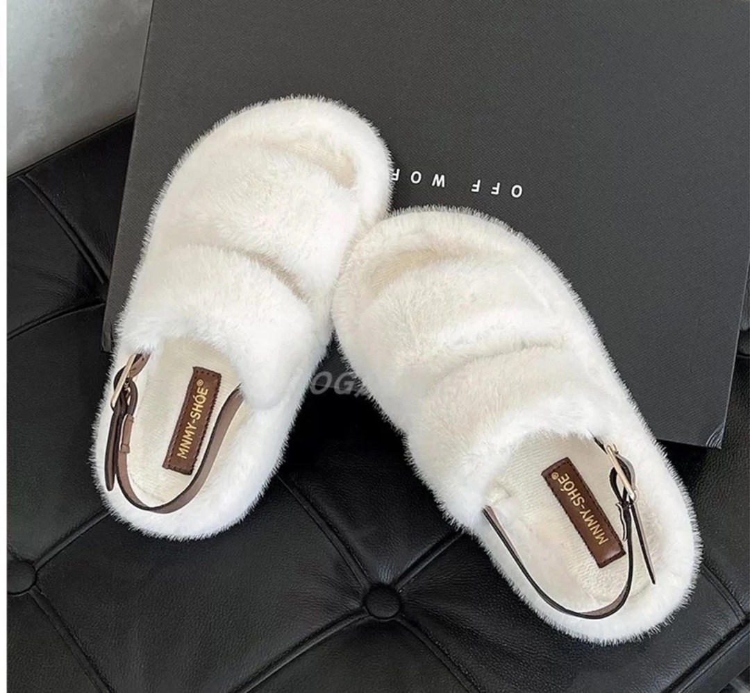 ,пушистые тапочки,модные тапочки,меховые тапочки,домашние тапочки