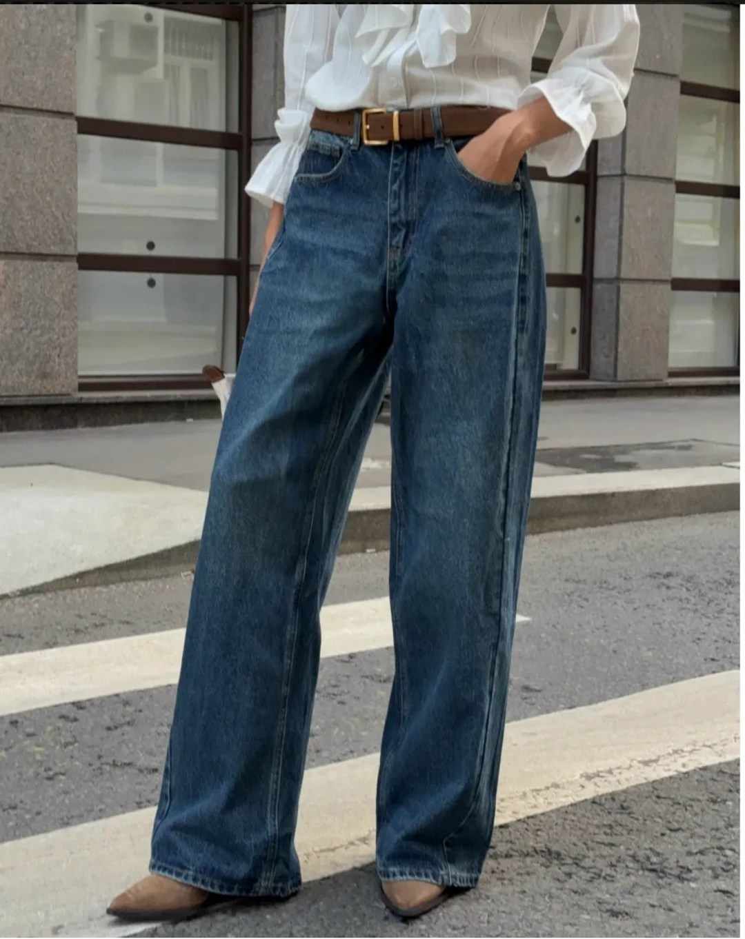 модные образы,широкие джинсы,джинсы мода,широкие джинсы женские