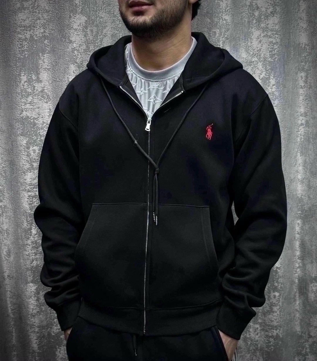 zip hoodie ralph lauren polo черное,толстовка стильная,кофта толстовка,мужская кофта,
