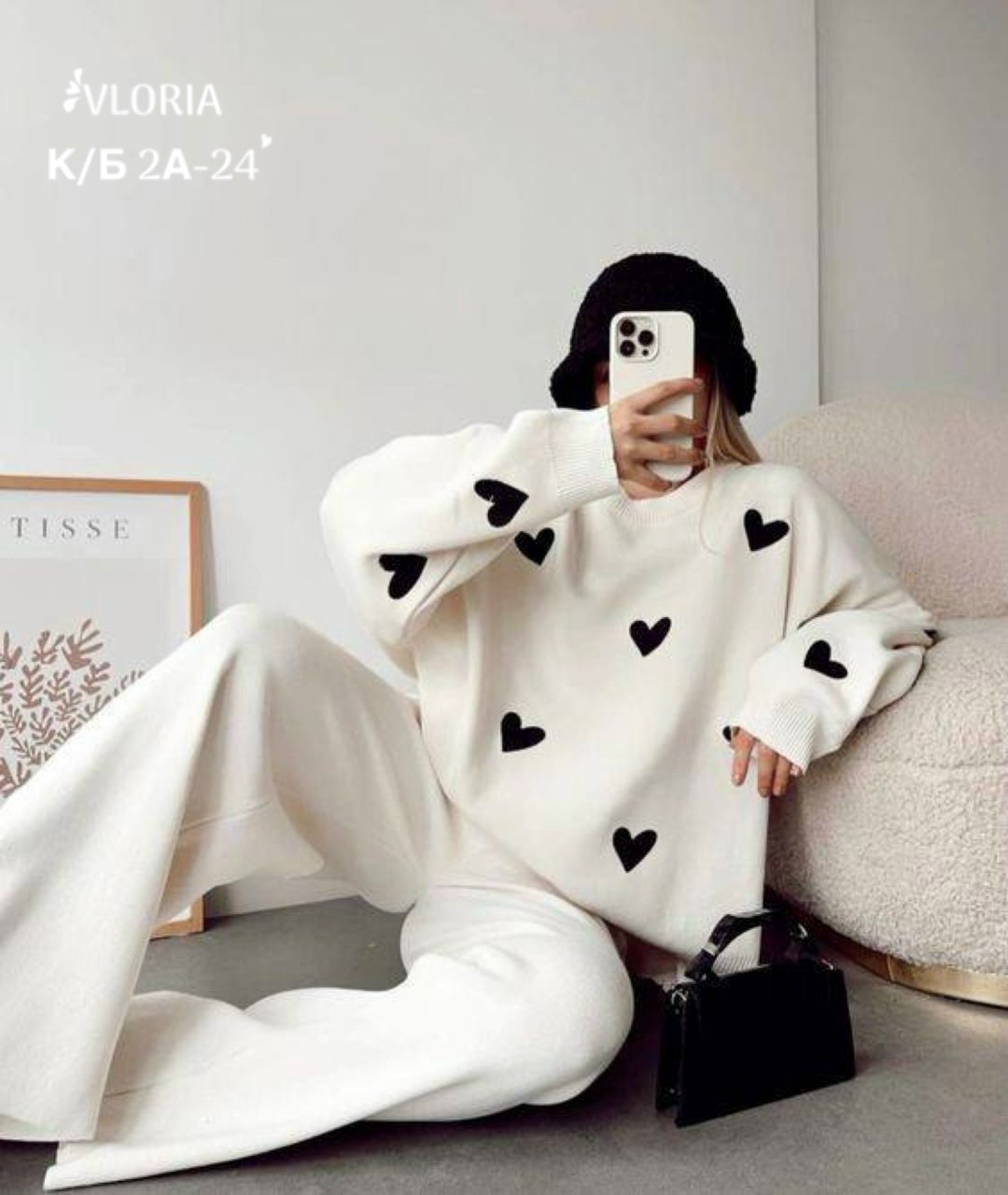 костюм двойка женская,костюм двойка кашемир,трикотажные костюмы,костюм с сердечком,женский вязаный костюм