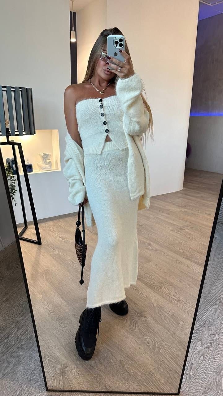 комплект кардиган,вязаные кардиганы,вязаные костюмы,вязаные комплекты,объемный кардиган