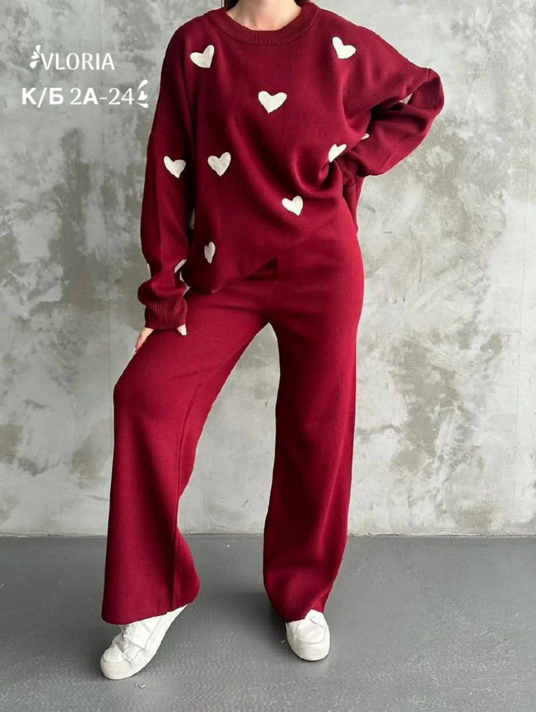 костюм двойка женская,костюм двойка кашемир,трикотажные костюмы,костюм с сердечком,женский вязаный костюм