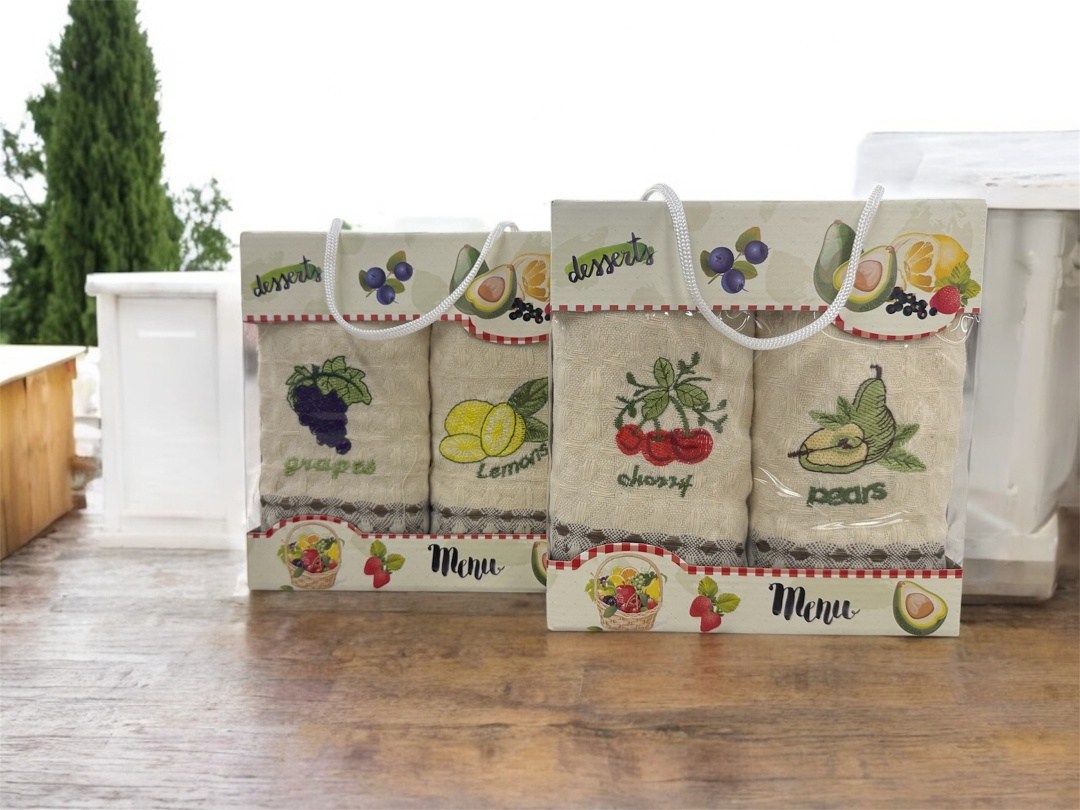 набор полотенец кухонное,кухонные полотенца подарочные набор,кухонные полотенца вафельные набор,комплект полотенец для кухни 2 шт,набор полотенец