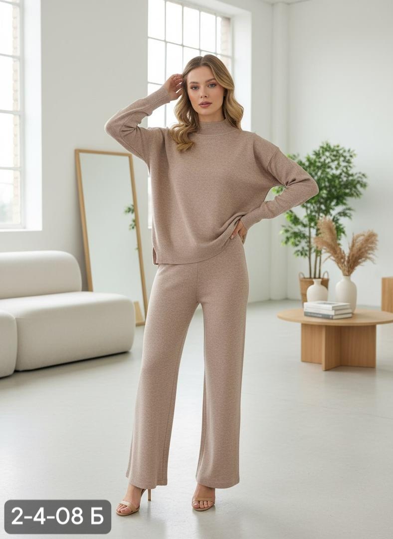 трикотажные костюмы,костюмы брючные,костюм трикотажный вязаный с брюками,брючный трикотажный костюм,женский костюм вязаный