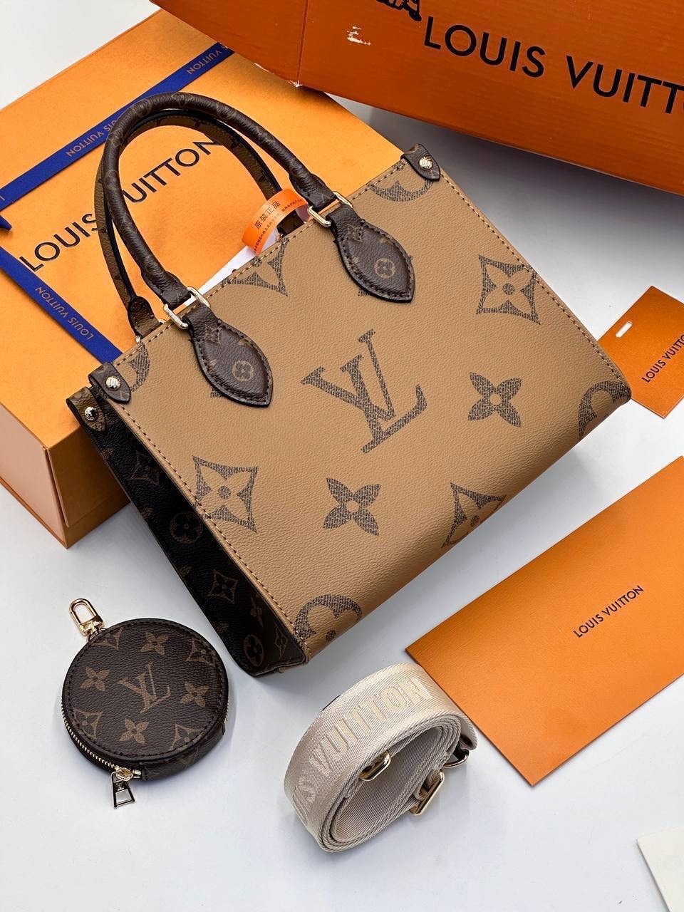 сумка на плечо louis vuitton,louis vuitton сумка,louis vuitton женская сумка,луи виттон сумка onthego,сумка