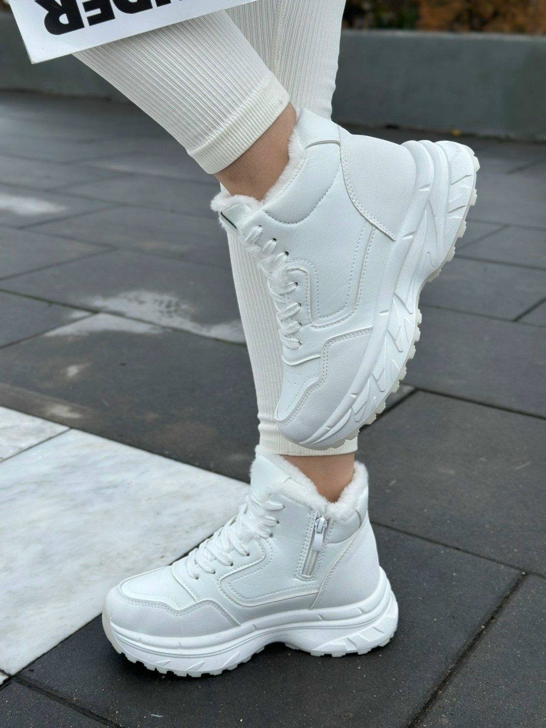 зимние кроссовки женские белые высокие,зимние ботинки -кроссовки белый женский,,кроссовки женскиe,кроссовки зимние женские