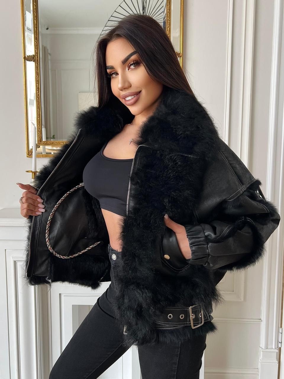 куртка комбинированная,куртка кожаная,куртка,дубленка женская,кожаная куртка с мехом