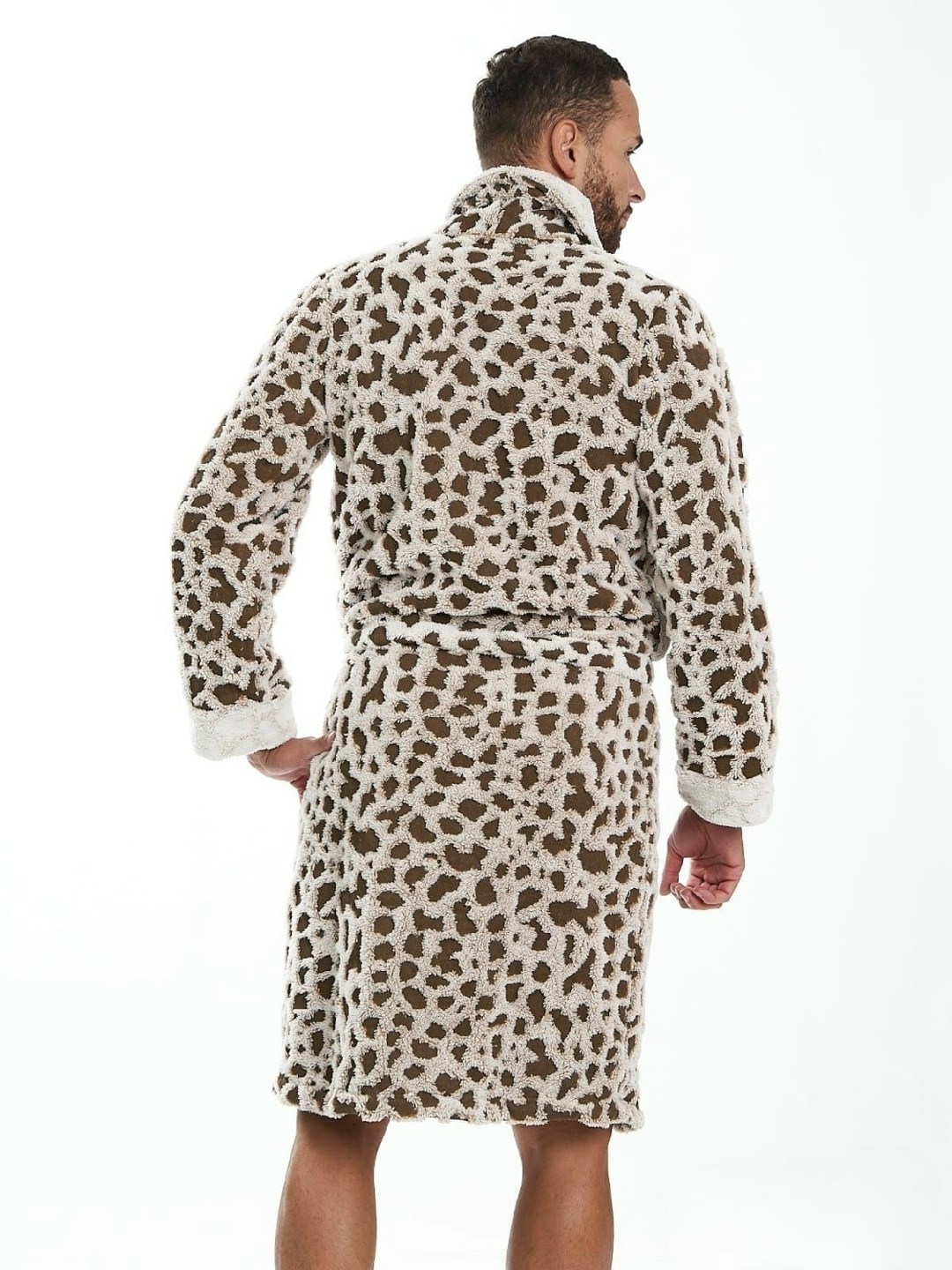 леопардовый халат мужской,халат леопардовый,халат велсофт,материал велсофт,махровый мужской халат