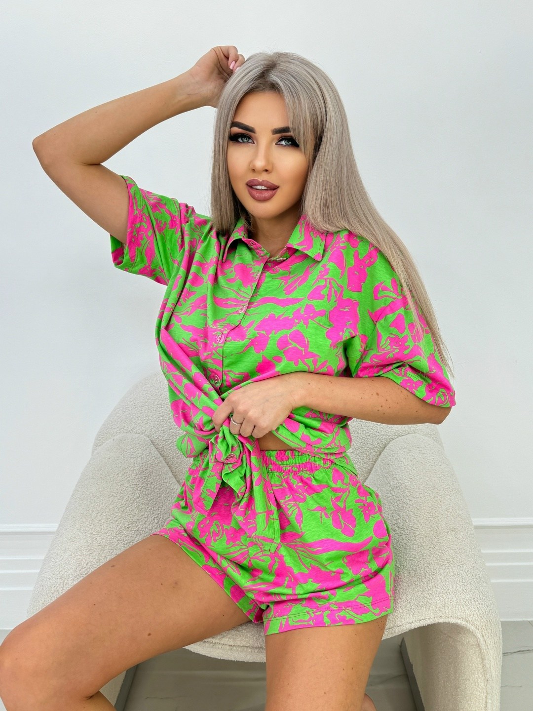 костюм женский летний с шортами и рубашкой,летние женские костюмы,летние костюмы,костюмы женские,костюм повседневный