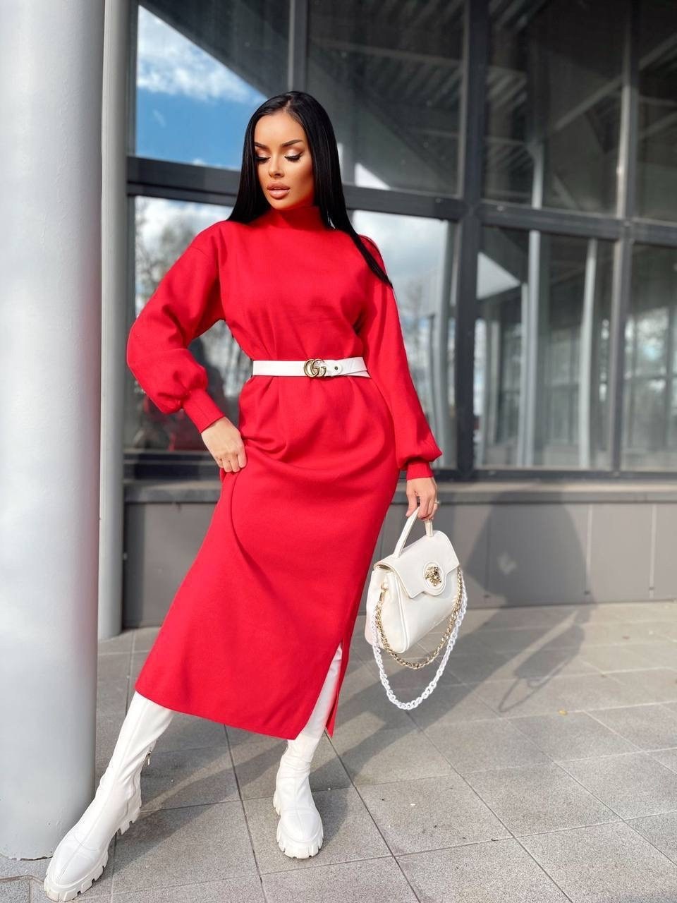 модное платье,трикотажное платье,платье длинное,платье женское трикотажное,теплое платье