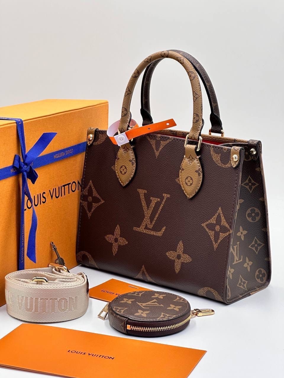 сумка на плечо louis vuitton,louis vuitton сумка,louis vuitton женская сумка,луи виттон сумка onthego,сумка