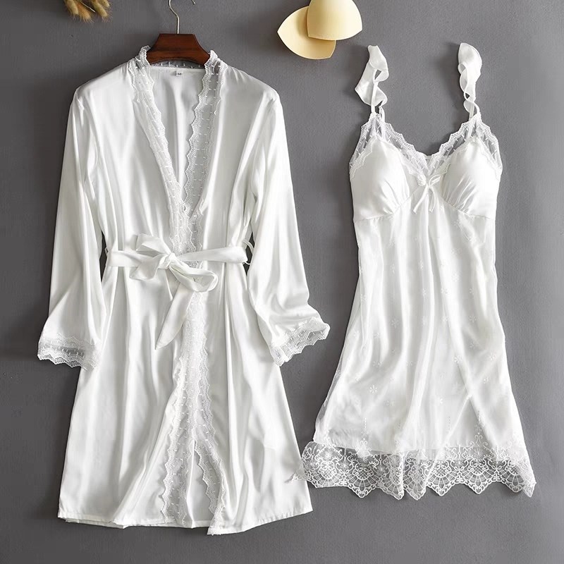 атласная ночная рубашка,ночнушка комплект,женские атласные длинные халат-рубашки,сексуальная ночная рубашка,кружевной халат