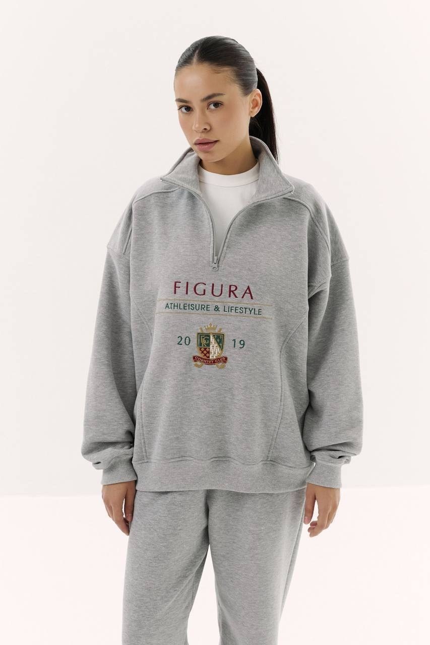 свитшот классический,повседневный свитшот,серый свитшот,бежевый свитшот,свитшот женская