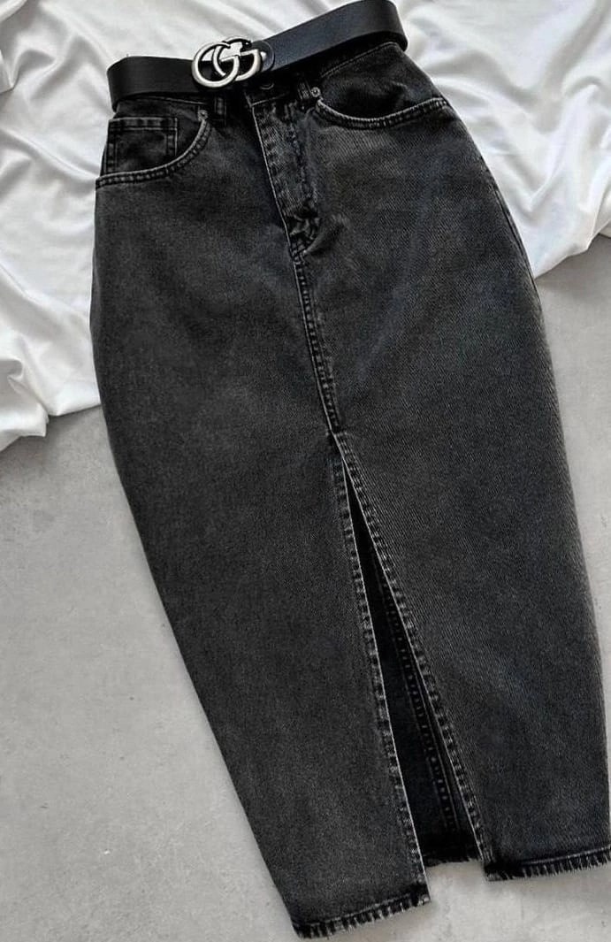 юбка джинс,джинсовая юбка миди с разрезом,юбка джинсовая миди с разрезом спереди,джинсовая юбка,юбка миди джинсовая карандаш с разрезом спереди