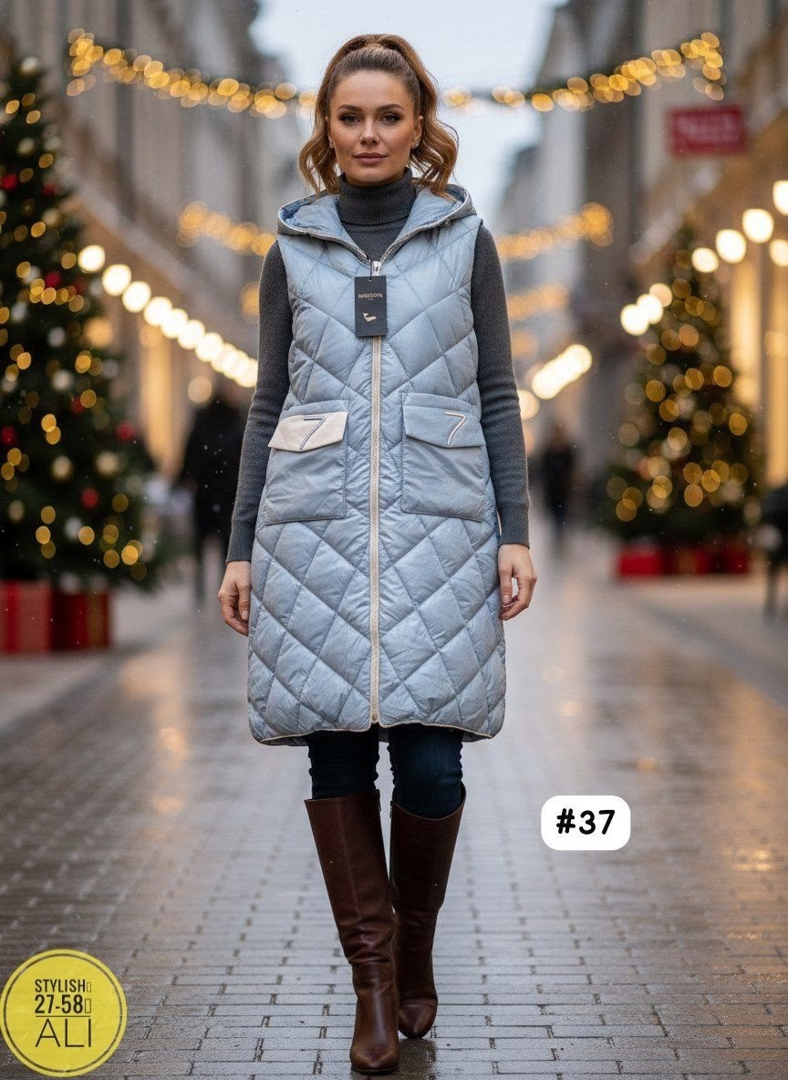 жилет стеганый женский удлиненный,жилет на синтепоне,удлиненный жилет,теплый жилет,жилетка женская