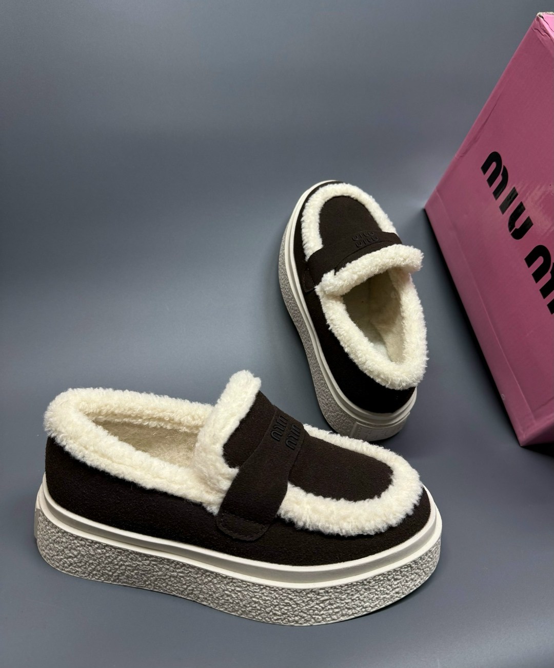 ,лоферы с мехам,женская ,меховые лоферы,зимняя женская