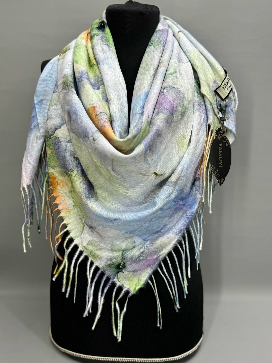 платок женский двусторонний,двусторонние платки,кашемировый платок,платки палантины женские,платки кашемир