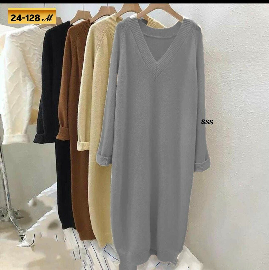 женское повседневное трикотажное длинное платье,трикотажное платье,вязаное платье,вязаное платье женское,платье прямое