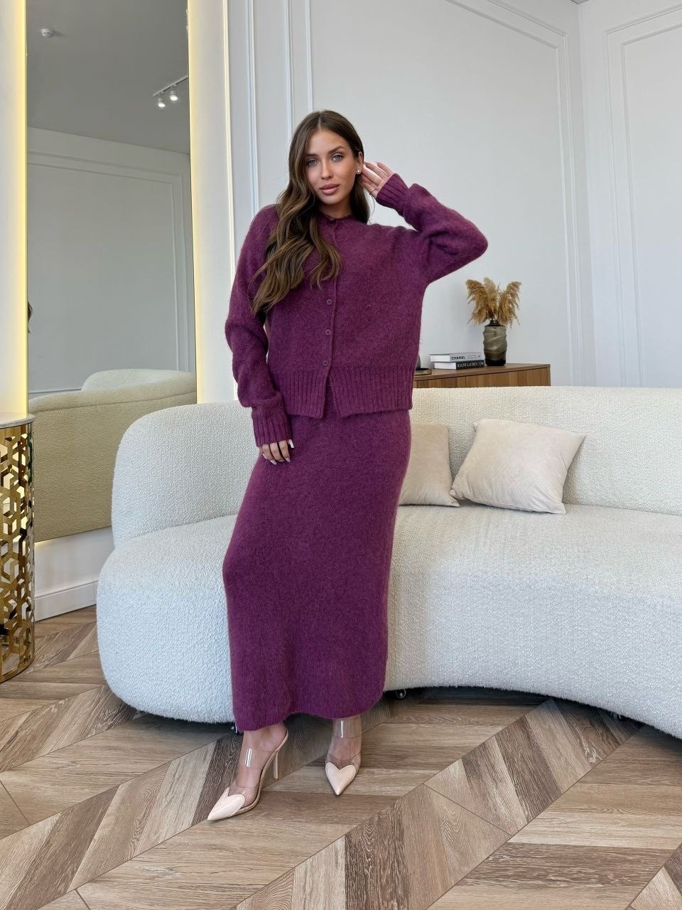 вязаный костюм с юбкой,трикотажные костюмы,костюм юбка и кофта,костюм с юбкой белый,вязаные костюмы