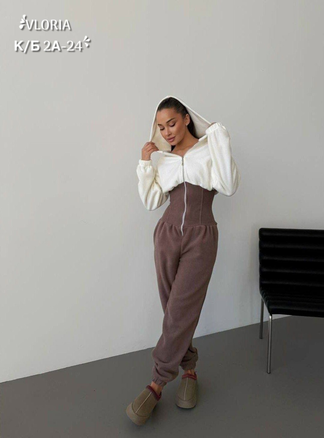 комбинезон на флисе,комбинезон двухсторонний,комбинезон повседневный,женские комбинезоны,комбинезон с капюшоном