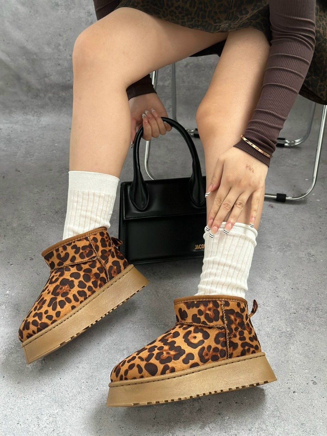 ,угги женские,леопардовые угги,женские зимние угги,зимние угги