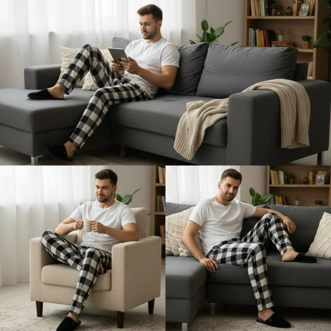 пижама мужская,пижама для мужчин,пижама в клетку,пижама мужская с брюками,мужские комплекты