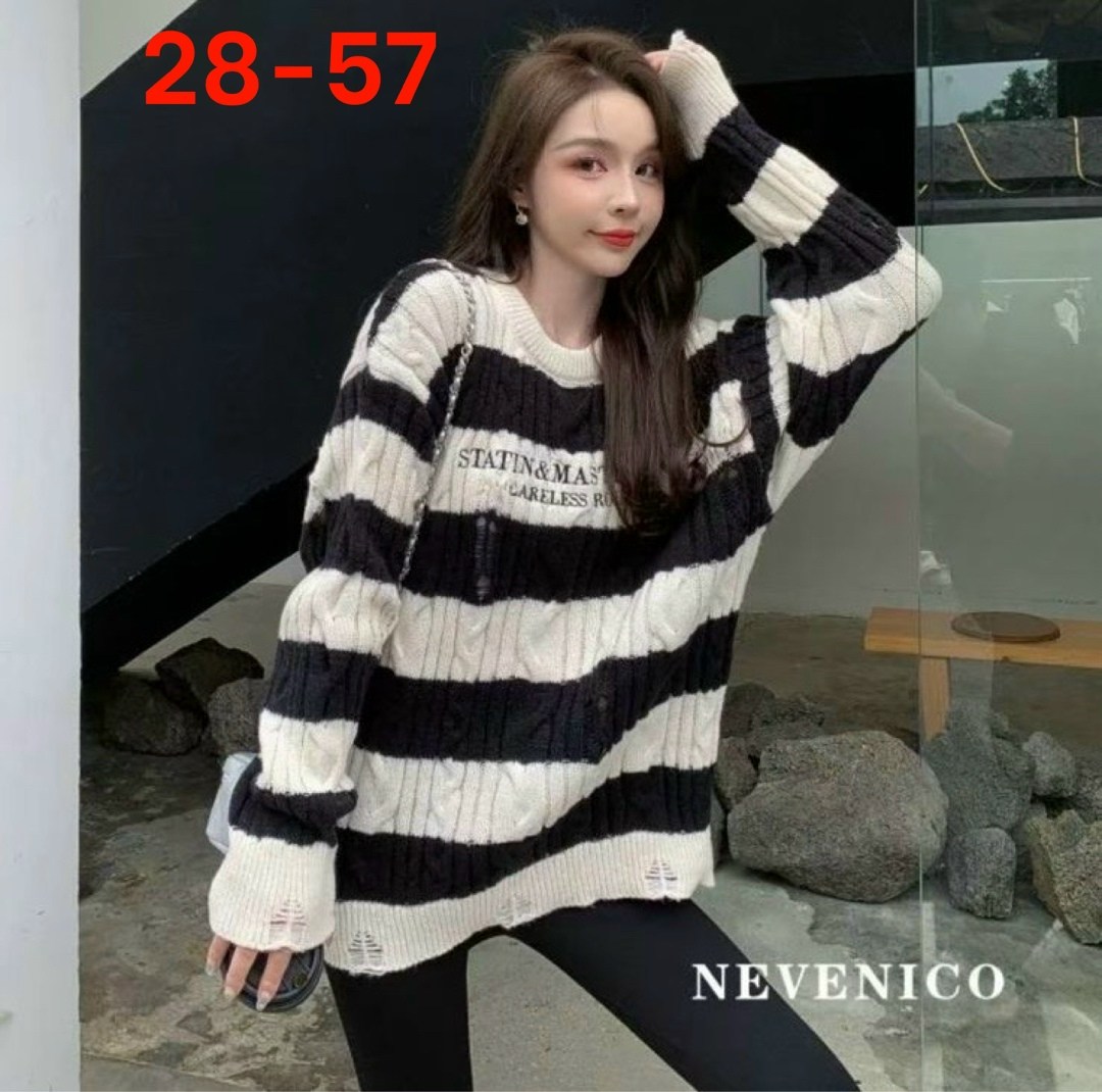 женский свитер в полоску,джемпер в полоску,свитер в полоску,свитер оверсайз в полоску,свитер в полоску с длинным рукавом