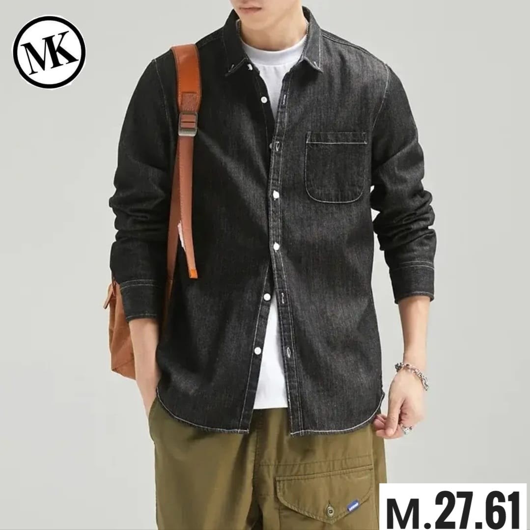 мужская джинсовая рубашка,рубашка мужская джинсовая с длинным рукавом,мужские рюкзаки,мужская мода,куртка джинсовая мужская