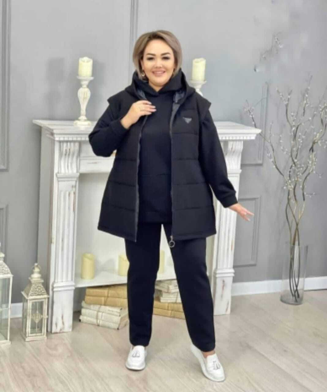 костюм женский тройка,женский костюм на флисе,костюм на флисе,костюм тройка,женские костюмы больших размеров