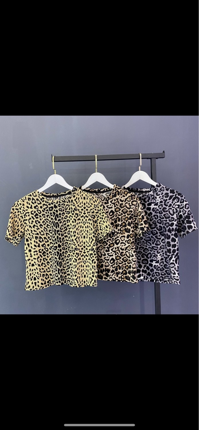 ,женская футболка,футболки для женщин,футболка с леопардовым принтом,футболка женская базовая