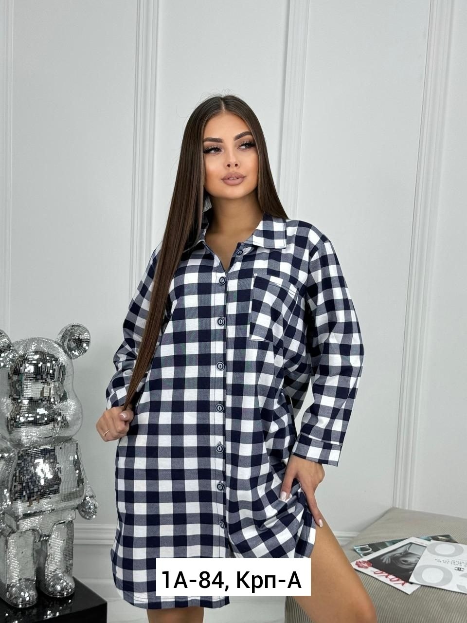 платье рубашка в клетку,женская рубашка,рубашка туника,туника женская,туника рубашка женская