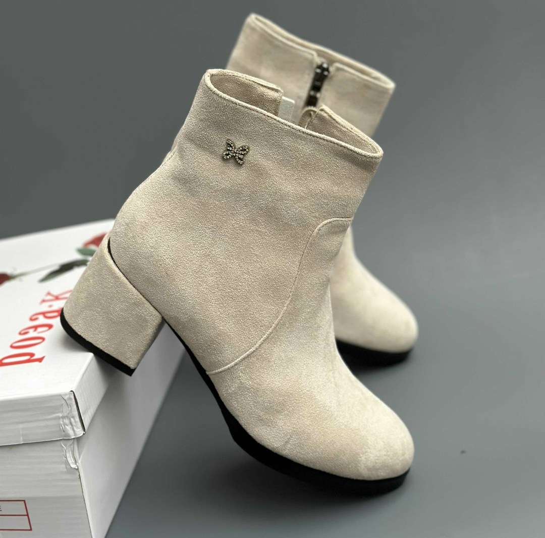 ,женские ботильоны,бежевые ботильоны,замшевые ботильоны,женская