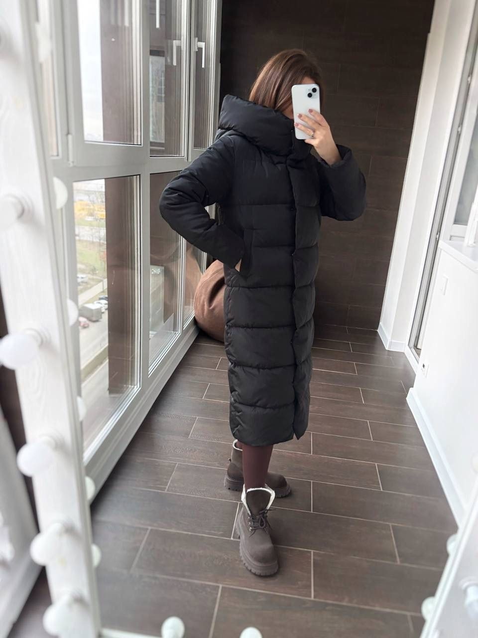 куртка зимняя удлиненная,пуховик,пуховики женские,удлиненный зимний пуховик,двусторонний пуховик