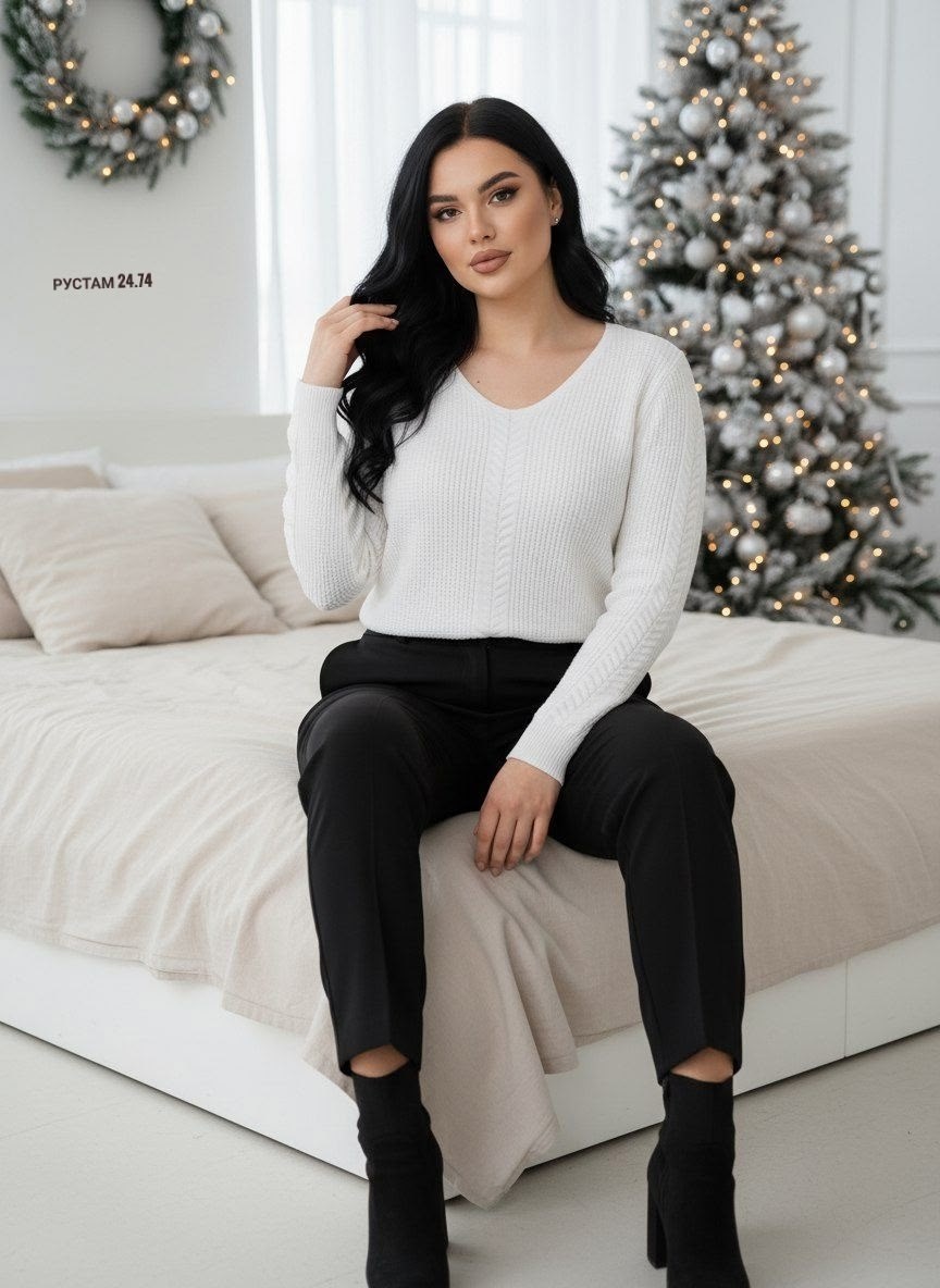 женские джемпера,джемпер молочный,джемпер,джемпер женский zarina,трикотажные брюки