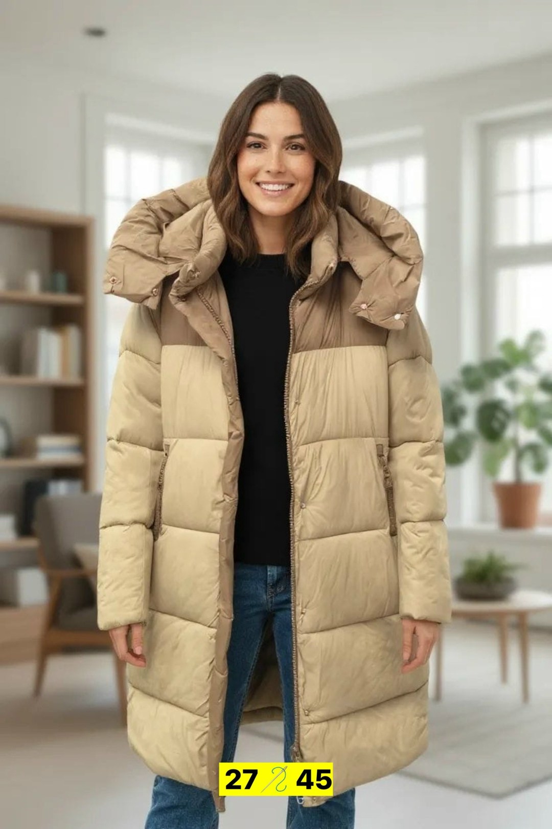 пуховик женский,зимние куртки,пальто комбинированное,пуховик,пуховики оверсайз