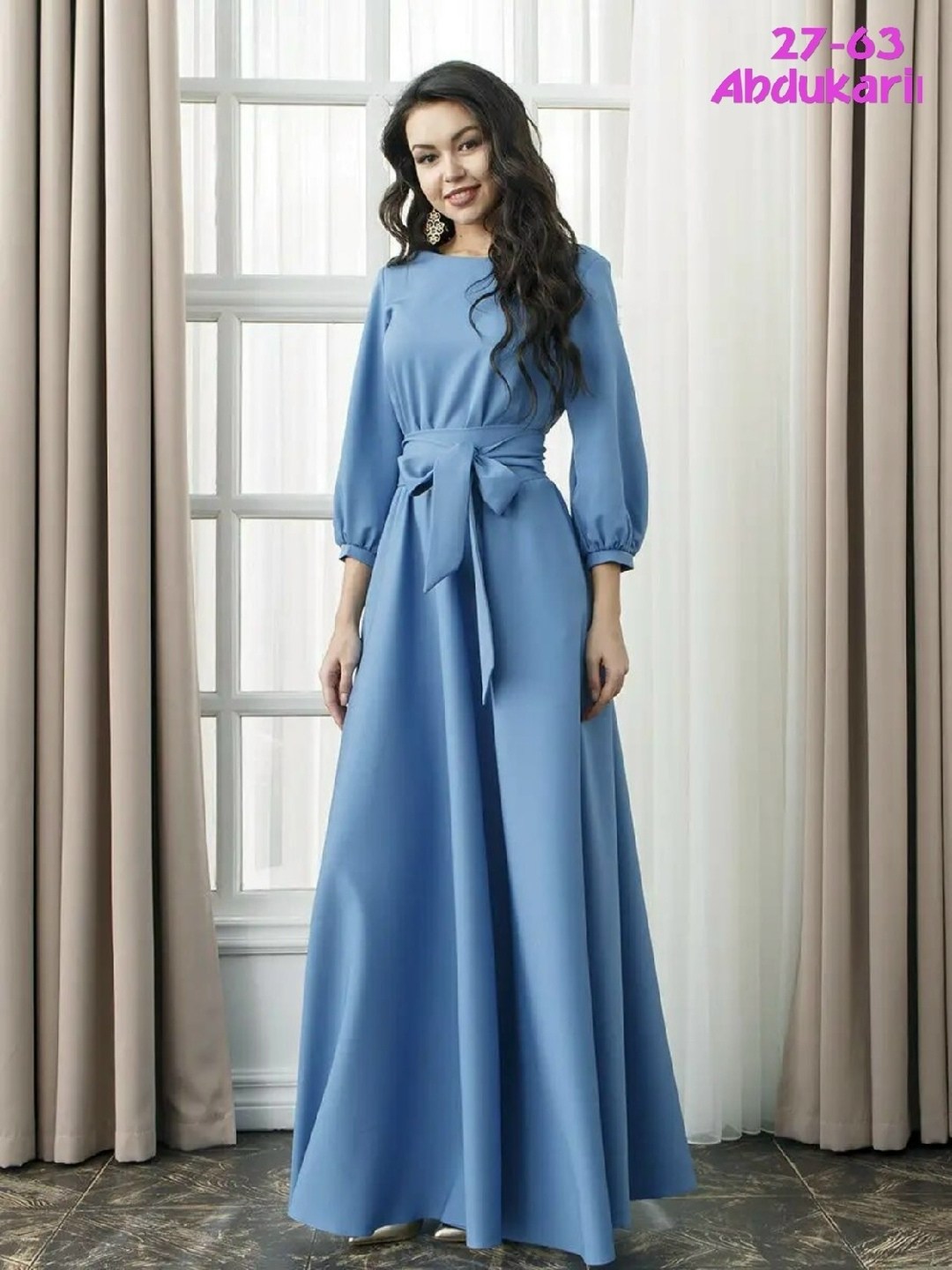 женское платье с дл,голубое платье макси,женские повседневные платья,женские платья длинные,платье длинное
