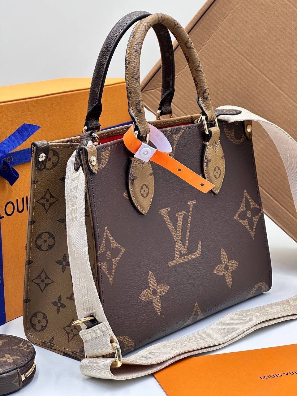 сумка на плечо louis vuitton,louis vuitton сумка,louis vuitton женская сумка,луи виттон сумка onthego,сумка