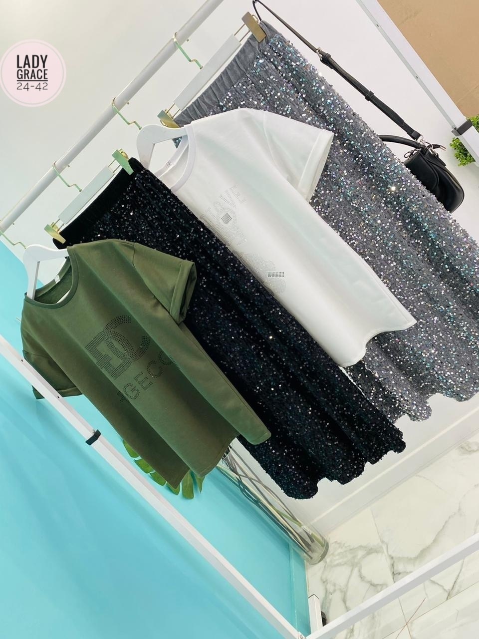 кофта и юбка,юбка пайетками,юбка с блестками,комплект костюм,костюмы двойки