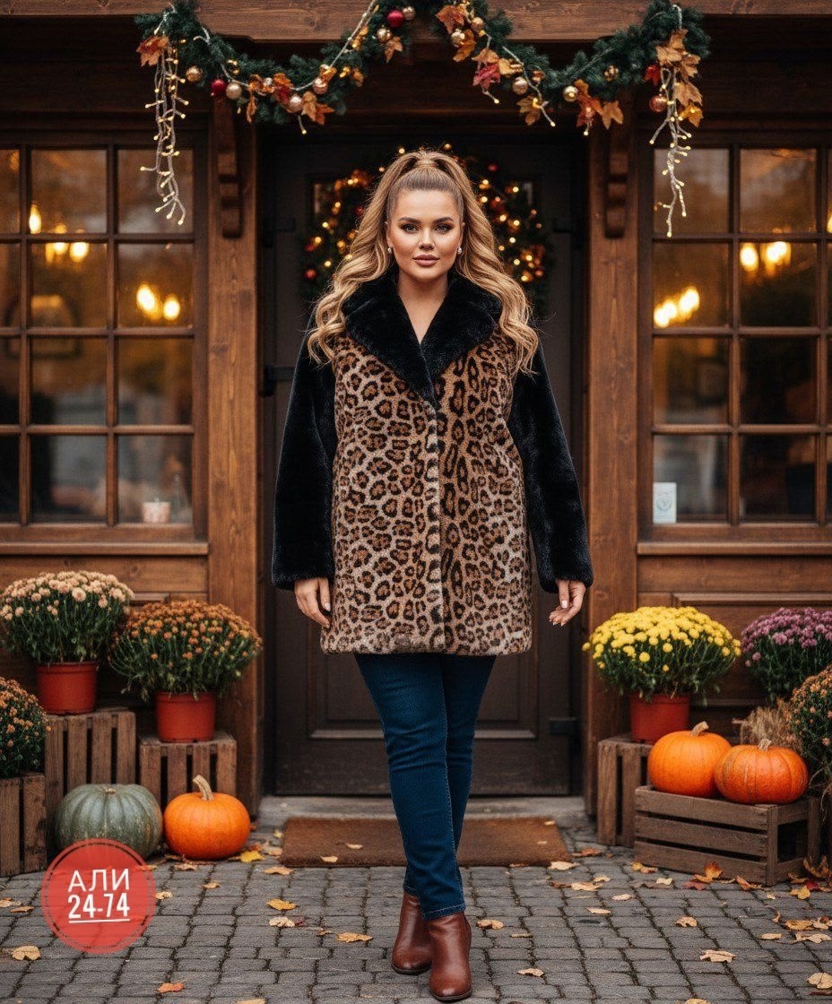 плюшевое пальто,леопардовая шуба,шуба под леопард из экомеха,меховое пальто,шуба модная