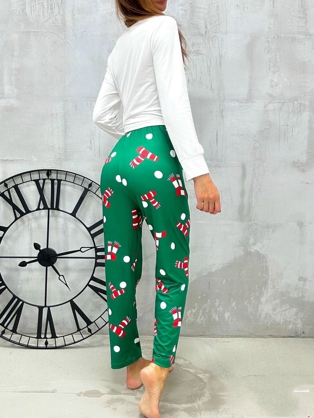 пижама новогодняя,пижама женская новогодняя,пижама новогодняя со штанами,комплект пижама,рождественская пижама
