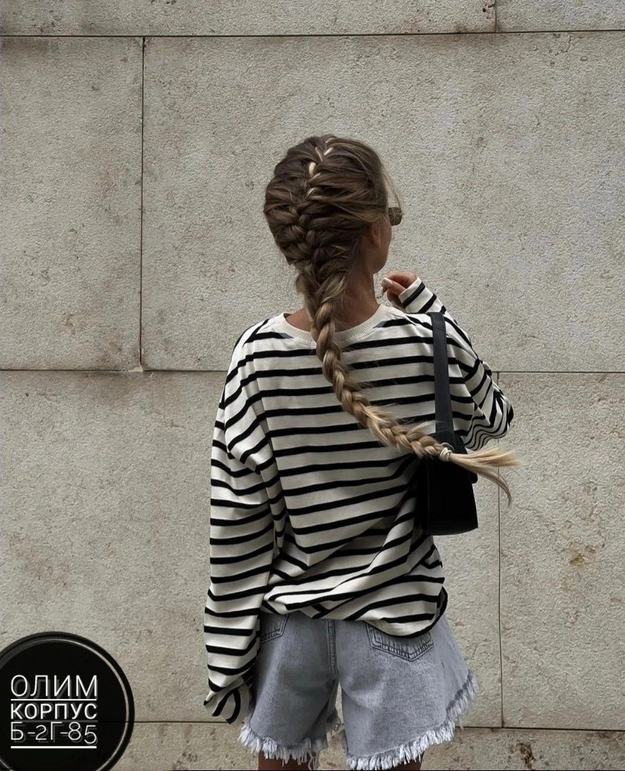 свитшот тельняшка оверсайз,стильный свитшот,кофта в полоску,стильная кофта,свитшот оверсайз стильный