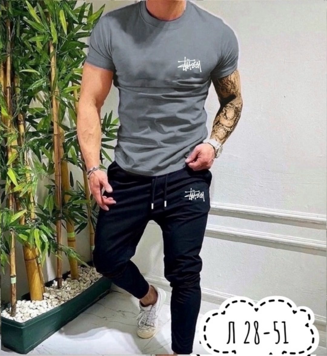 костюмы спортивные мужские,летний спортивный костюм мужской,спортивные костюм, ,костюм футболка и штаны